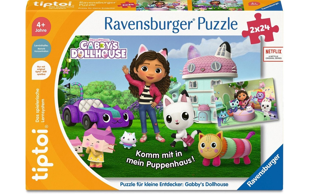 tiptoi Puzzle pour les petits explorateurs, Gabby's Dollhouse