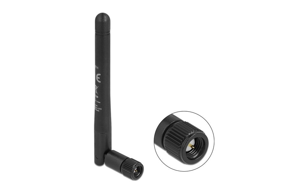 Delock Antenne 5G SMA SMA 4.5 dBi Rayonnement omni directionnel