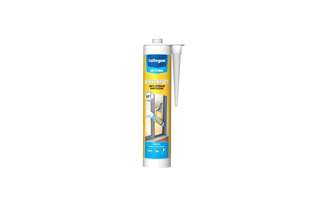 Coltogum Mastic d'étanchéité pour joints extérieurs blanc 310 ml