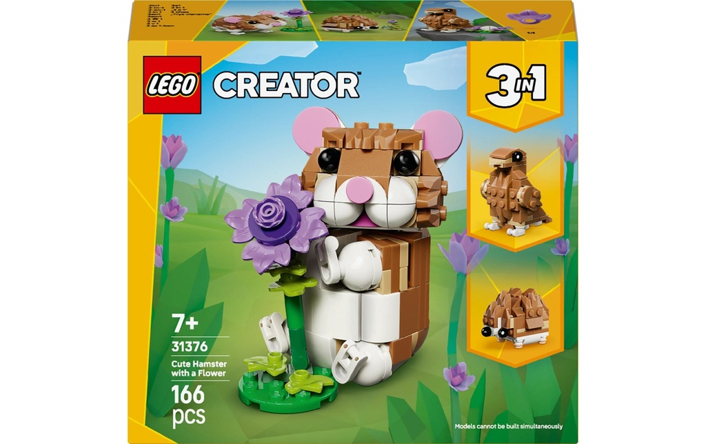 LEGO® Creator Ladorable hamster et la fleur 31376