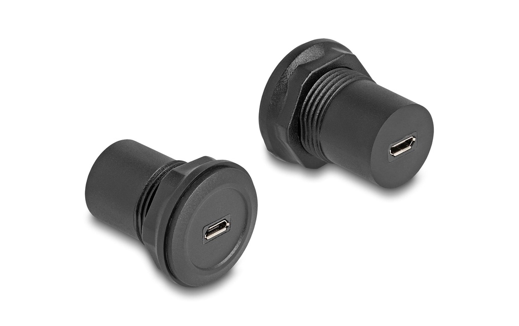 Delock Adaptateur USB 2.0 Prise micro USB B - Prise micro USB B