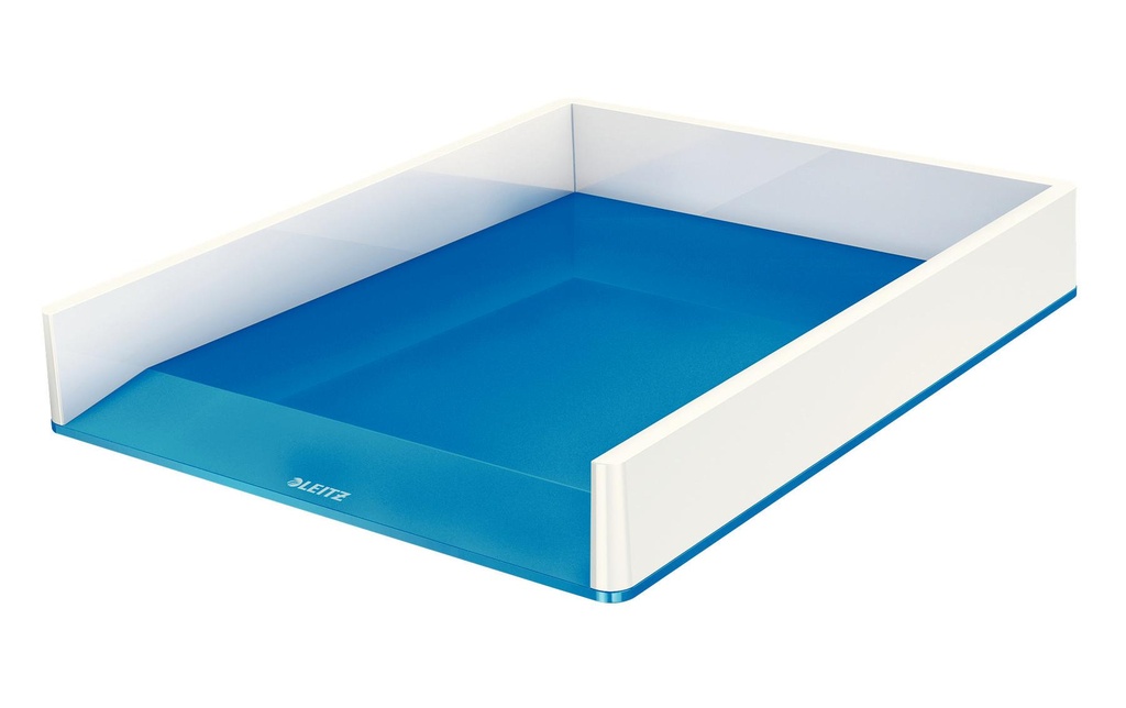 LEITZ Corbeille courrier WOW bleu