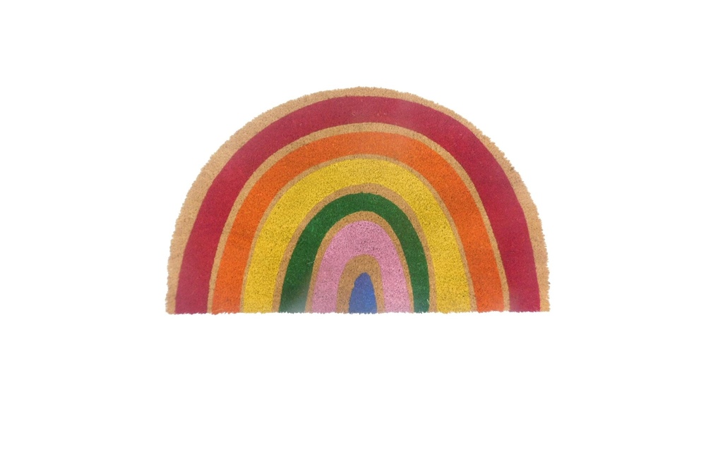 relaxdays Tapis de sol Arc-en-ciel 80 x 50 cm Multiframe
