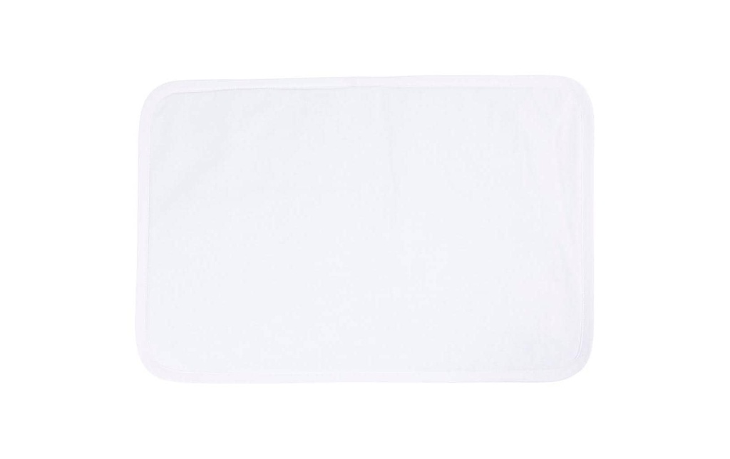 Creativ Company Kits de bricolage tissu Set de table 30 x 45 cm, blanc, 10 pièces