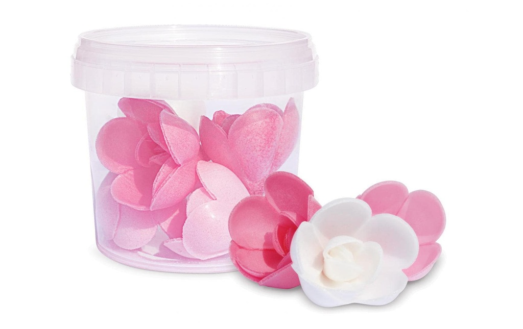 ScrapCooking Décors en sucre Fleurs de roses 6 pièces