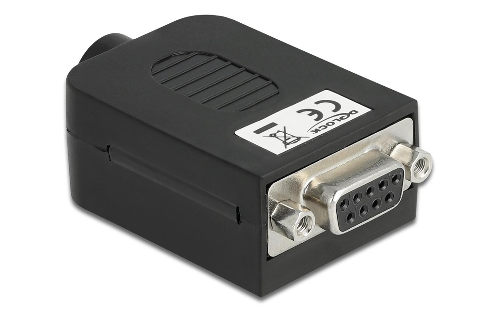 Delock Adaptateur Bloc de terminaux 10 broches – DB9 RS-232 prise