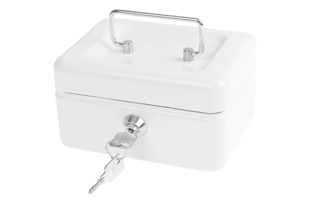 WEDO Caisse monnaie 4compart.blanc