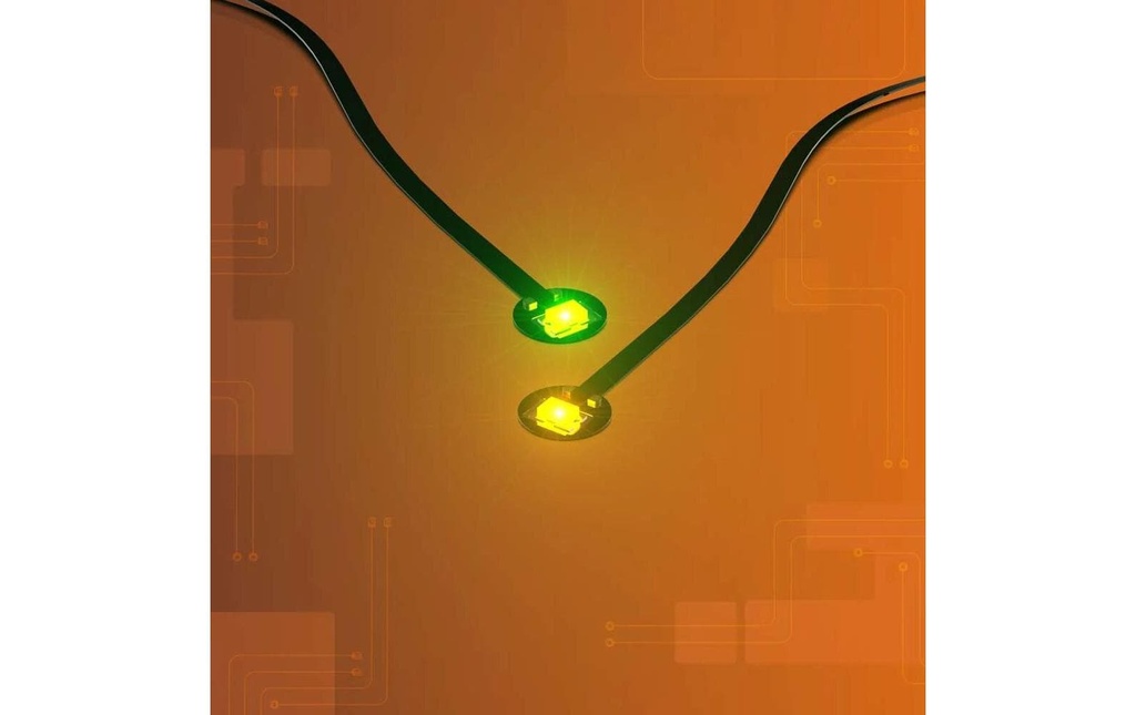 Light My Bricks 2.0 Astro Changement de LED Vert à orange Câble plat de 30 cm