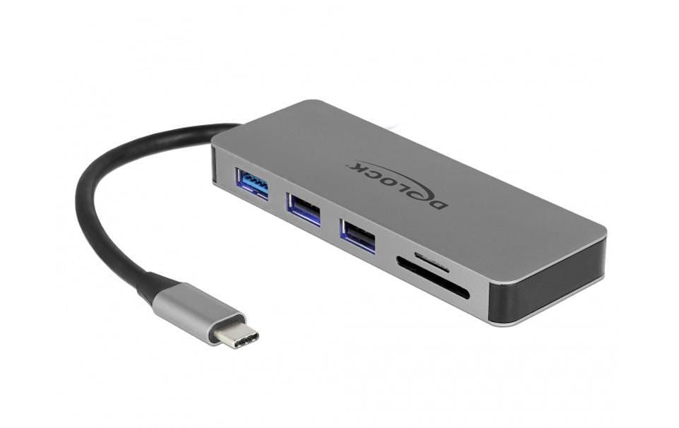 Delock Station d'accueil USB 3.1 Typ-C – HDMI/USB-A/USB-C/SD/PD 2.0
