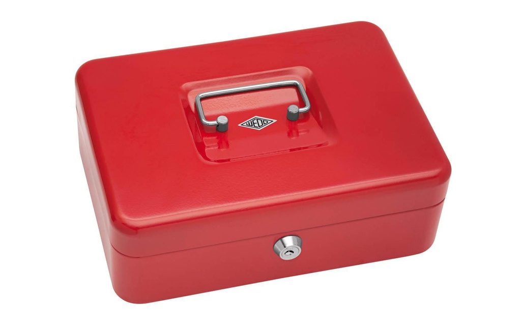 WEDO Caisse monnaie 5 compart.rouge