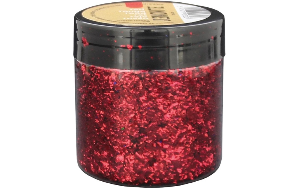 Jesmonite Foglia di metallo 5g, Rouge