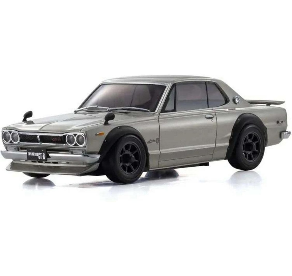 Kyosho MINI-Z MR-04 Skyline 2000GT-R, Argent ARTR, 1:27