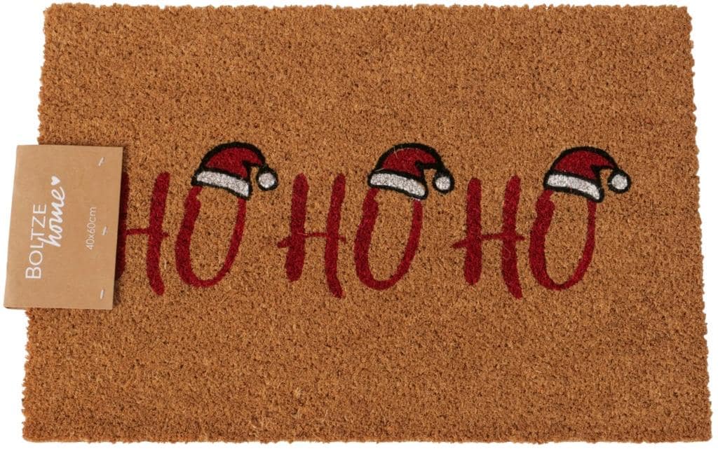 Boltze Tapis de sol HoHoHo 40 cm x 60 cm
