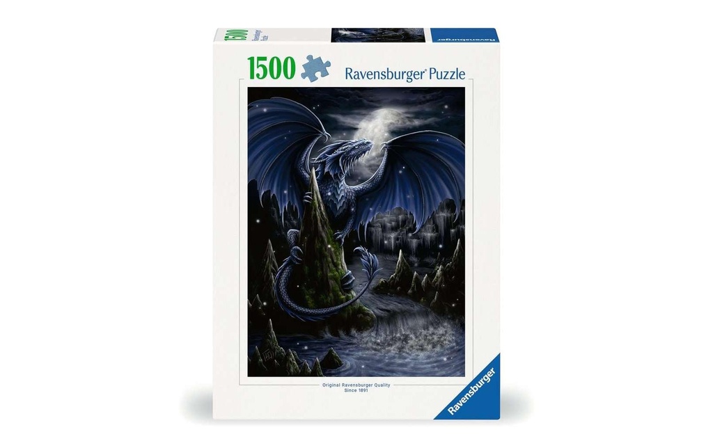 Ravensburger Puzzle Le dragon noir et bleu