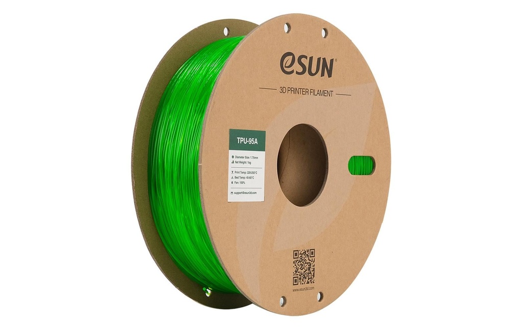 eSun Filament TPU-95A Vert 1.75 mm 1 kg