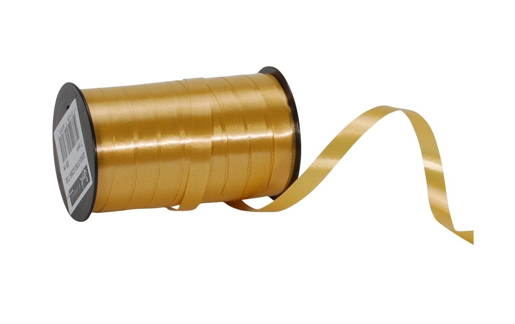 Spyk Ruban cadeau Poly Lisse 7 mm x 20 m, Doré