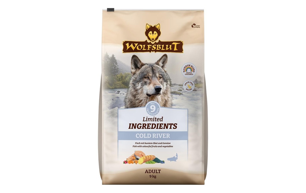 Wolfsblut Alimentation sèche Adulte Cold River 9 kg