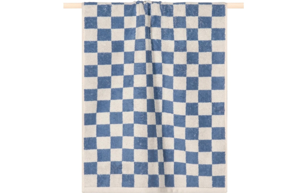 pad Serviette Chess 50 x 100 cm, bleu