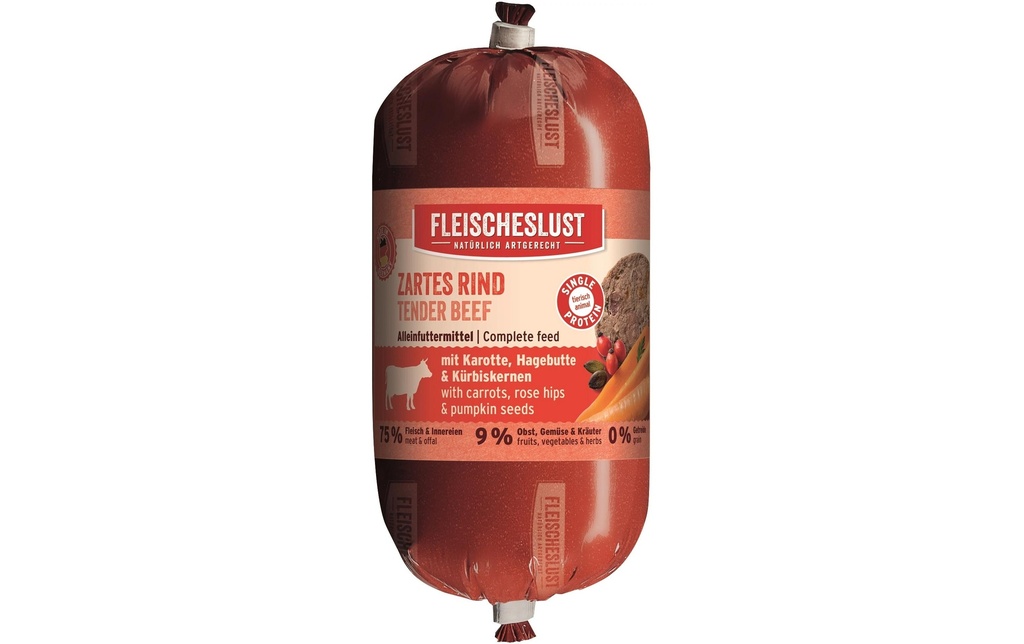 Fleischeslust Alimentation humide Classic Bœuf tendre, 200 g