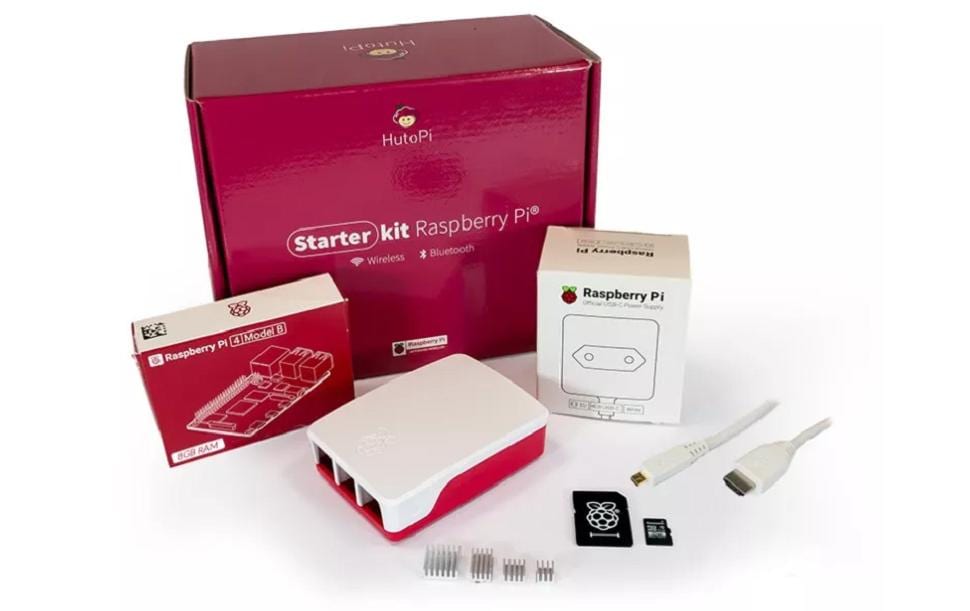 HutoPi Kits de démarrage Raspberry Pi 4 8 GO