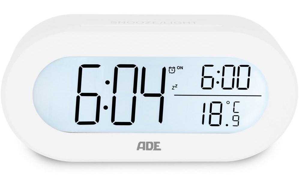 ADE Réveil numérique Blanc