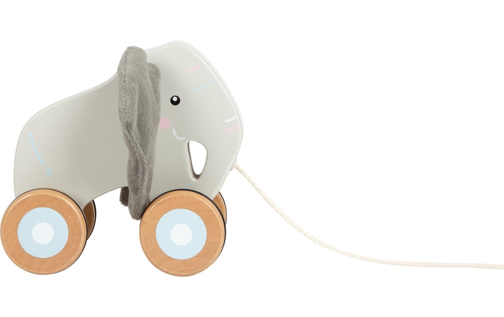 small foot Jouet à tirer Eléphant avec oreilles crépitantes