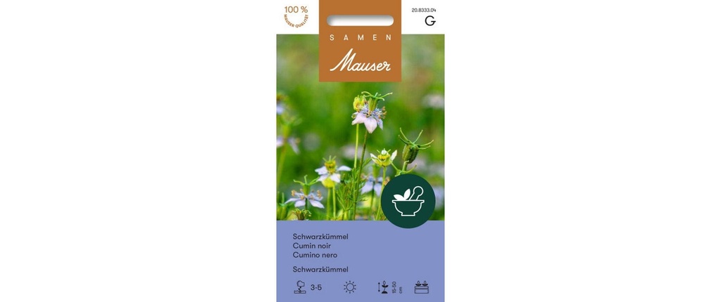 Samen Mauser Semence Cumin noir