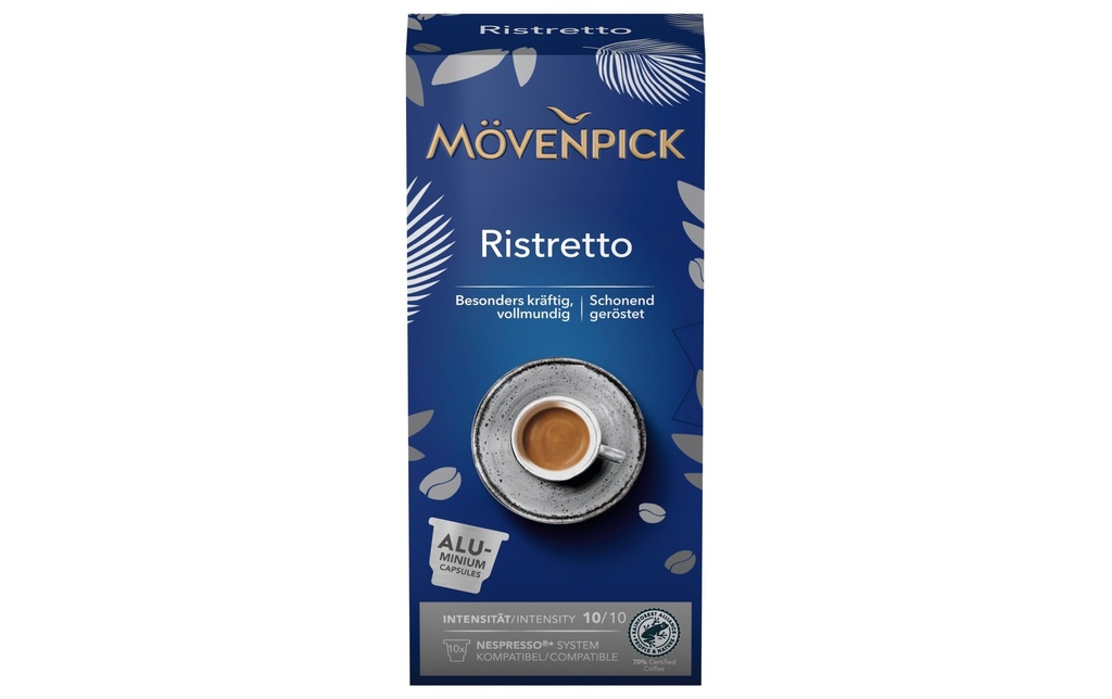 Mövenpick Capsules de café Ristretto 10 pièces