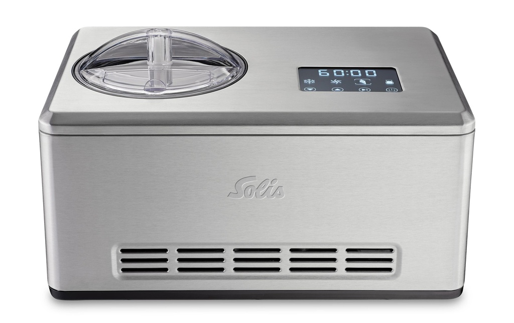 Solis Machine à glace Gelateria Pro Touch 1.5 l, Argenté
