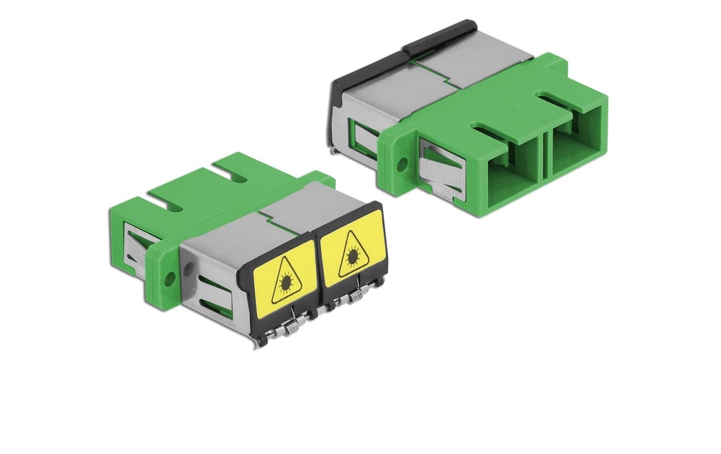 Delock Accouplement à fibre optique 1 pièce Singlemode SC – SC, OS2, Duplex