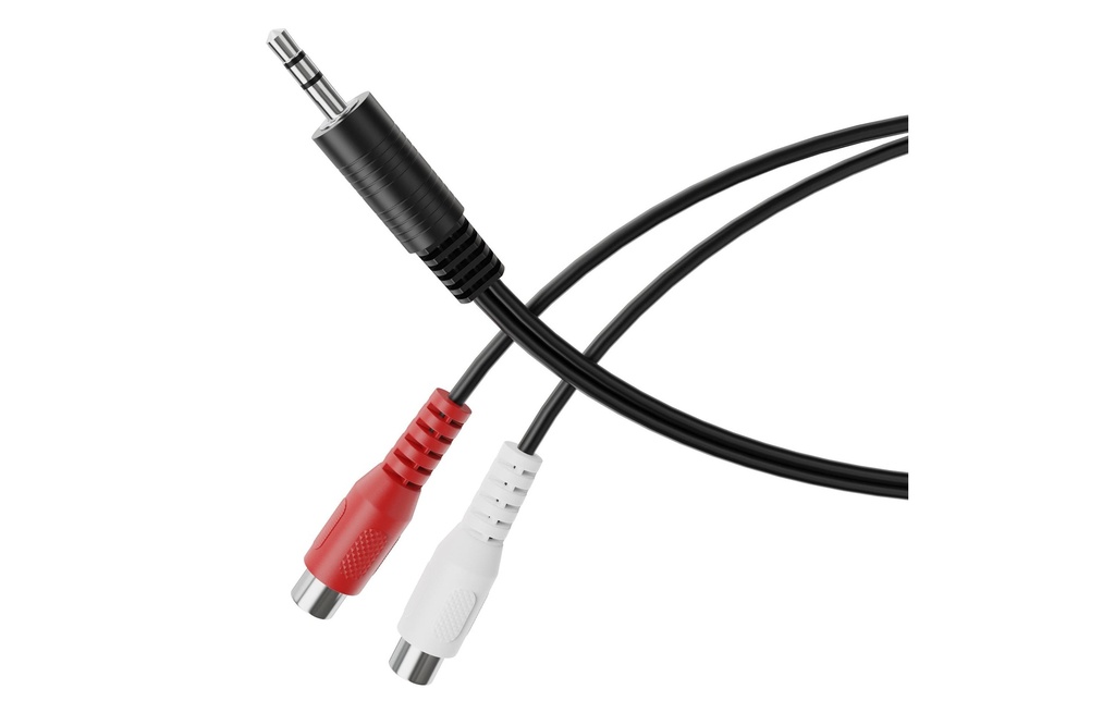 HDSupply Adaptateur audio jack 3,5 mm, mâle - Cinch