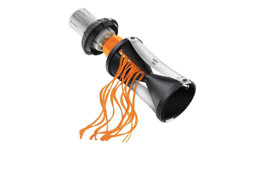 GEFU Coupe-légumes en spirale Spirelli 2.0 Acier inoxydable;  Plastique, noir