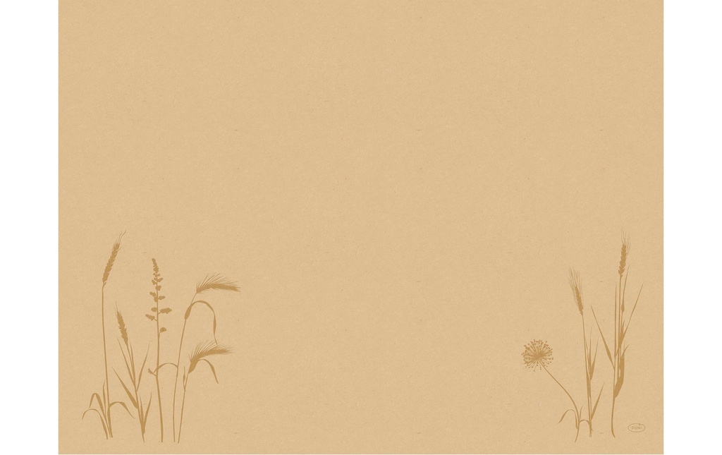 Duni Set de table Bio DC Meadow 100 pièces, 30 cm x 40 cm, Nature