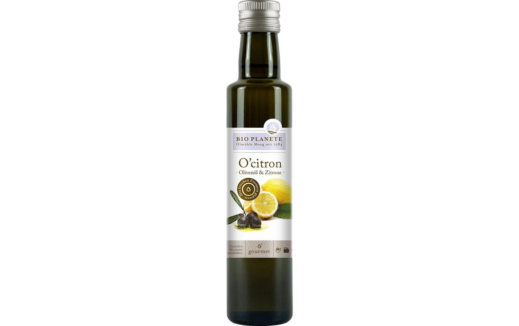 Bio Planete O'Citron Huile d'olive et citron 250 ml