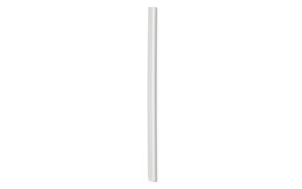 DURABLE Rail de serrage 6 mm, Blanc, 50 rails