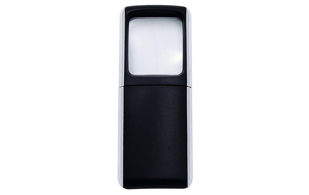 WEDO Loupe rectang.av.lum LED noir