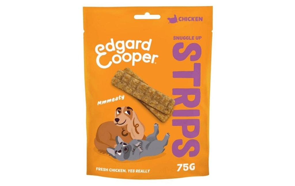 Edgard & Cooper Friandise Strips de poulet, 75 g