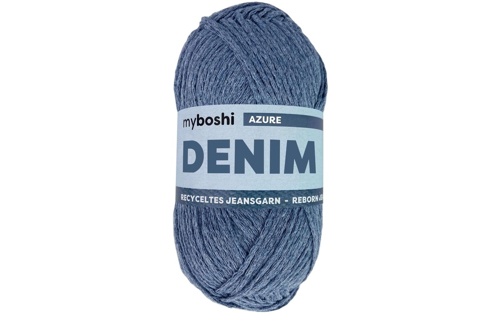 myBoshi Laine Denim Azur Bleu moyen, 50 g, 140 m