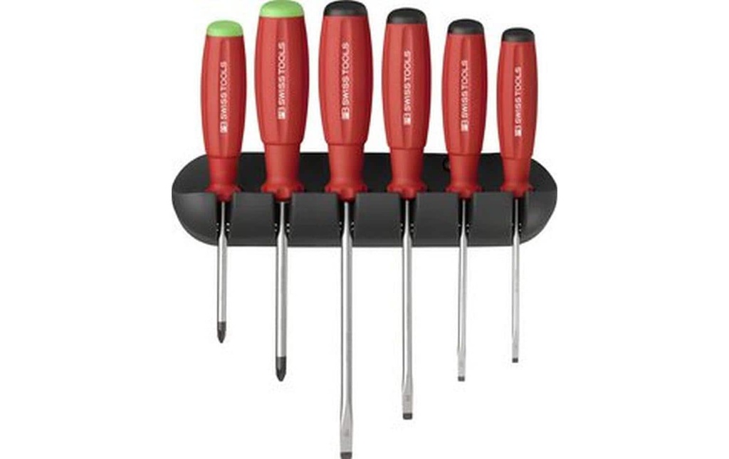 PB Swiss Tools Jeux de tournevis PB 8245 Rainure/Pz 6 pièces