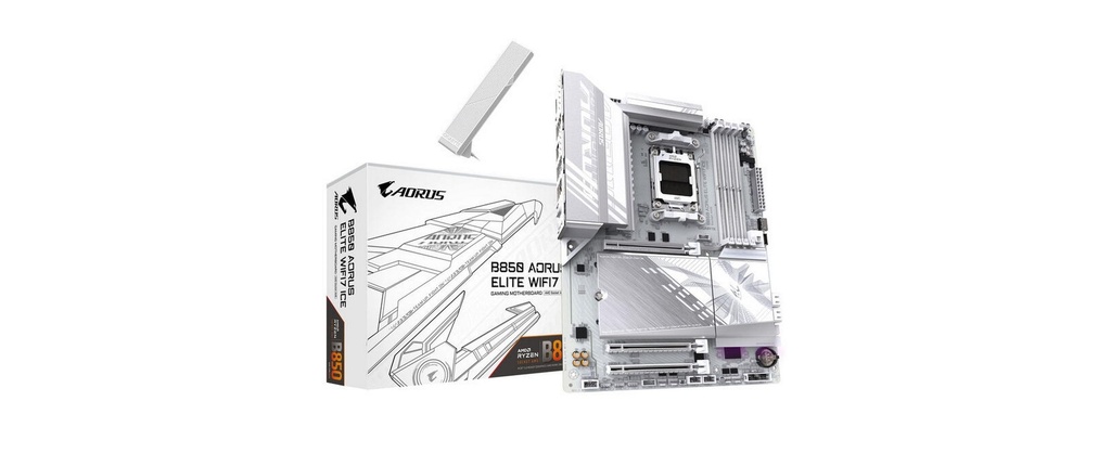 Gigabyte Carte mère B850 AORUS ELITE WIFI7 ICE