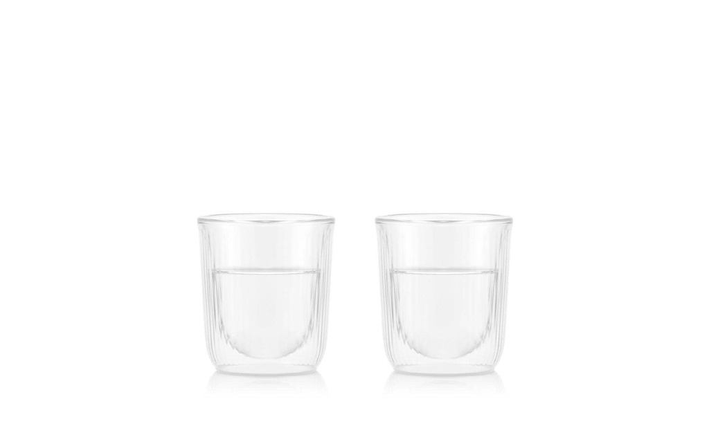 Bodum Verre Set de 2 bouteilles de Douro Transparent, 0.145 l
