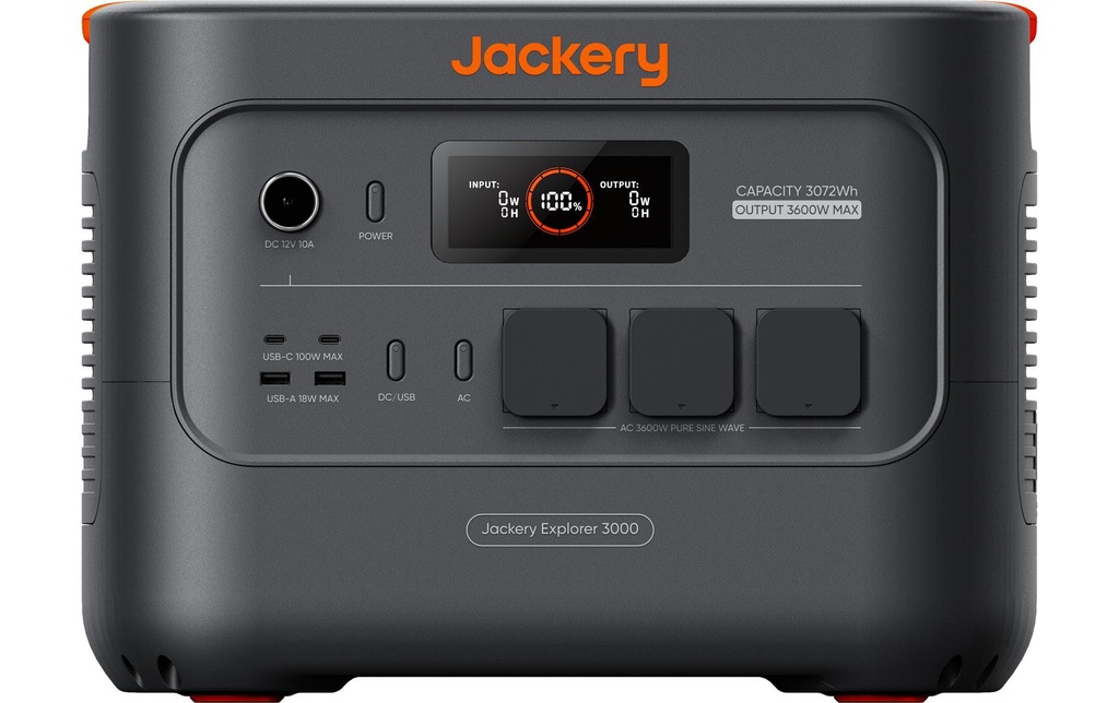 Jackery Station de charge Explorer 3000 V2, 3000 Wh