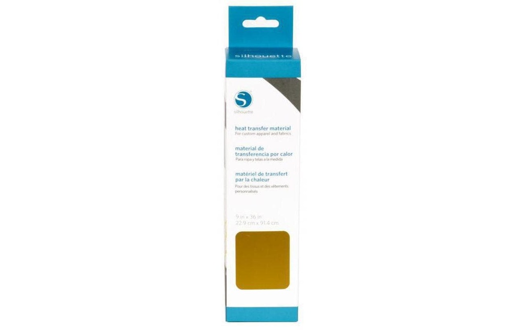 Silhouette Film thermocollant 22.9 cm x 91.4 cm Or, lisse