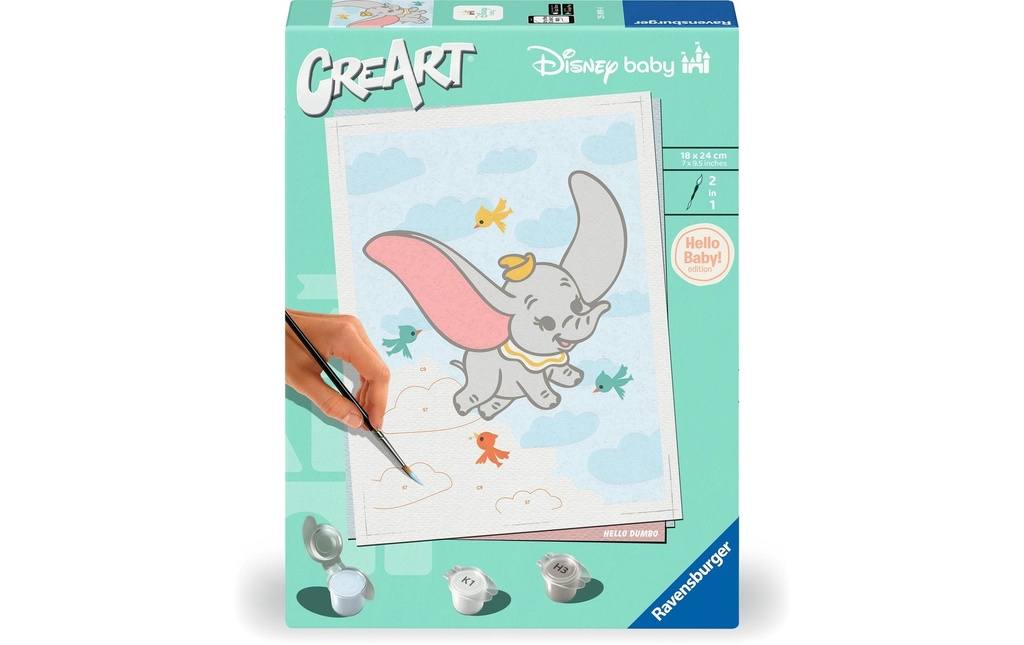 Ravensburger Peinture avec chiffres CreArt – Dumbo