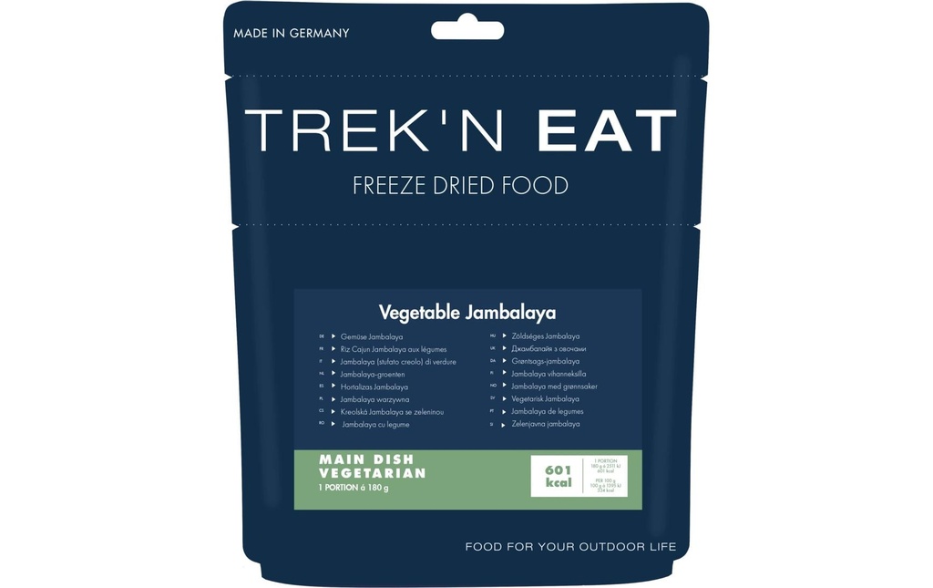 Trek 'N Eat Plat principal Riz cajun jambalaya aux légumes