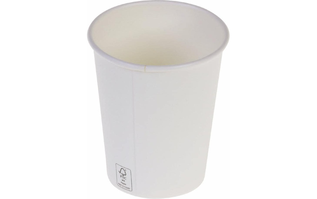 Haushaltsware Tasses à café jetables 200 ml, 50 Pièce/s, Blanc