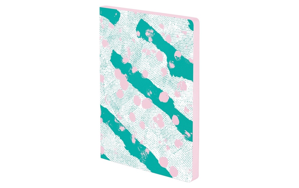 Nuuna Bloc-notes Colour Clash L Light Célébration, Pois