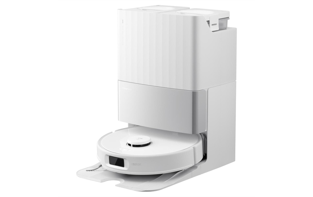 Roborock Robot d’aspiration et d’essuyage Qrevo Edge 5V1 Blanc