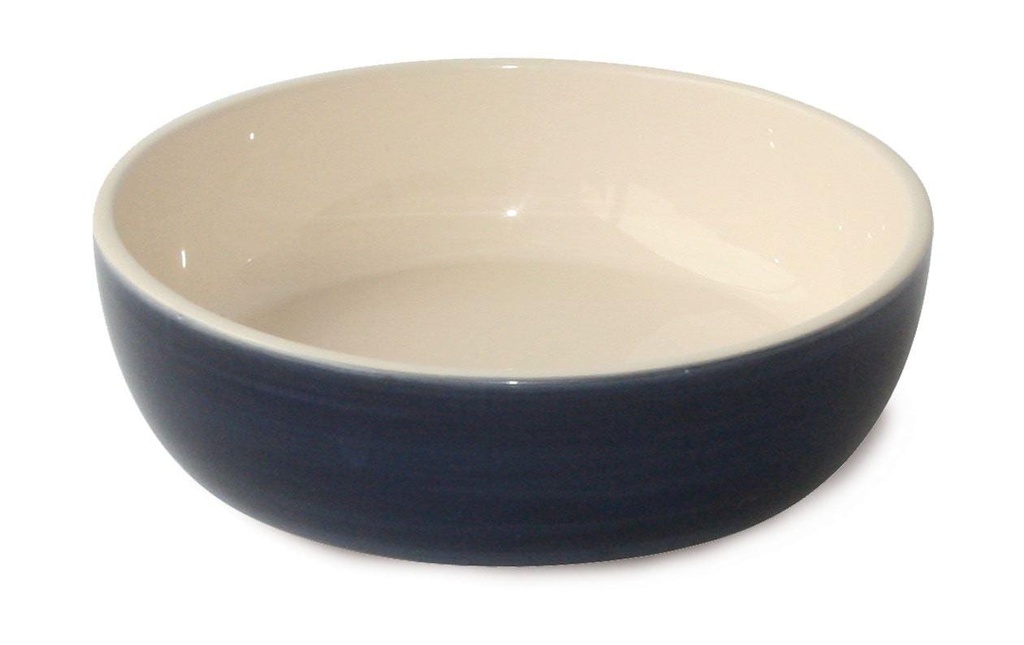 SwissPet Écuelle en céramique Uno, Ø 13 cm, bleu foncé