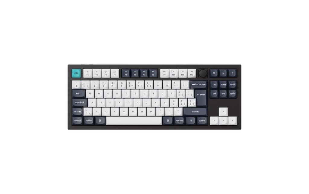 Keychron Clavier de gaming Q3 Max Black QMK Brown Switch